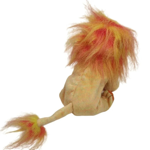 Ty Beanie Babies Bushy Lion Stuffed Animal Plush Toy with Tag Protector Orange - Picture 3 of 8